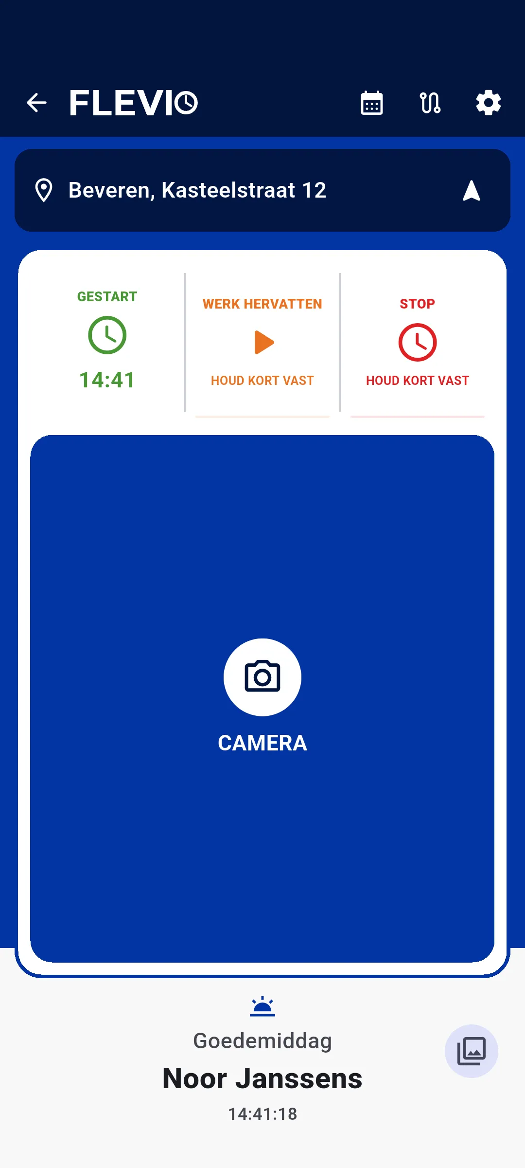 App — Een lopende pauze